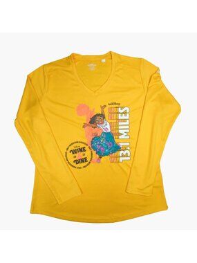 Encanto Run Disney 2023 Womens XL Wine Dine Half Marathon Long Sleeve Top